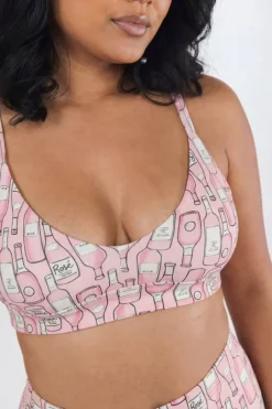 The All Day - Rosé Wine Boob Hammock™ Plunge Bralette