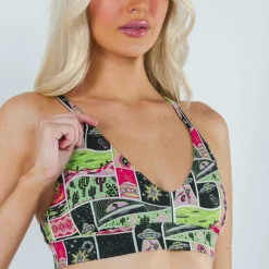 The Area 51 - Retro-Futuristic Alien Boob Hammock™ Plunge Bralette