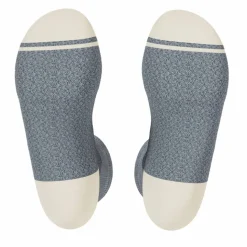 The Asteroid - Blue Marl Heel Hammock™ Crew Socks