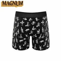 The Bare Back Bones - Glow In The Dark Skeletons Ball Hammock® Magnum Big Pouch Underwear