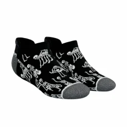 The Bare Back Bones - Skeletons Heel Hammock™ Ankle Socks