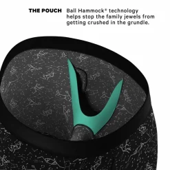 The Big Bang - Glow In The Dark Constellation Ball Hammock® Boxer - Long Leg