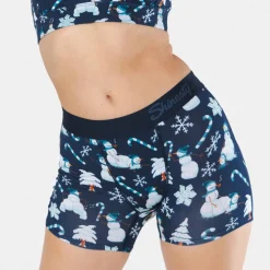 The Big Blizzard - Naughty Snowmen Women’s Boxers