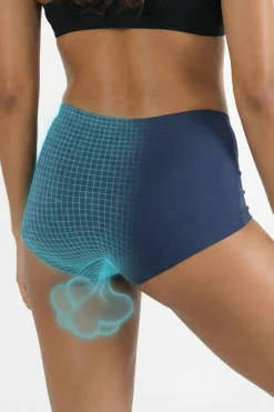 The Big Blue - Navy Fart Proof Boyshort Underwear