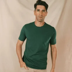 The Bistro - Forest Green Everyman™ Pocket T Shirt
