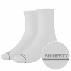 The Blizzard - Plain White Heel Hammock™ Quarter Crew Socks