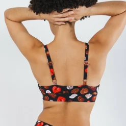 The Bonbons - Naughty Chocolate Boob Hammock™ Plunge Bralette