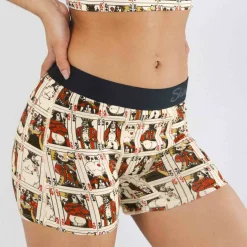 The Bottomless Blackjack - Vintage Playing Cards Women’s Boxers