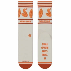 The Buffalo & Blue - Chicken Wings Heel Hammock™ Crew Socks