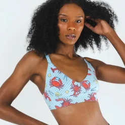 The Cajun Cookout - Summer Crabs Boob Hammock™ Plunge Bralette