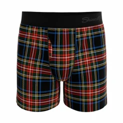 The Cappuccino - Holiday Tartan Plaid Boxers