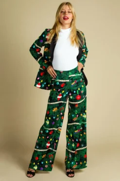 The Christmas Tree Camo - Womens Christmas Tree Print Pant