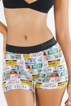 The DMV Catastrophe - License Plates Women’s Boxers