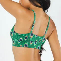 The Fancy Feather - Peacock Boob Hammock® Scoop Bralette