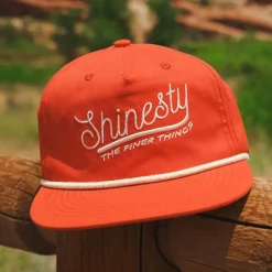 The Finer Things - Rust Orange Shinesty Snapback Hat