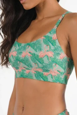 The Flamboyance - Flamingo Boob Hammock™ Scoop Bralette