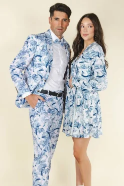 The Gilded Lily - Crosshatch Lilies Suit