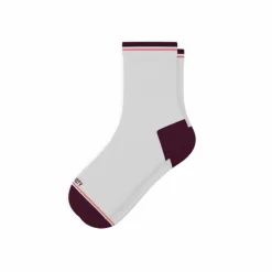The Grape Juice - Red Wine Heel Hammock™ Quarter Crew Socks