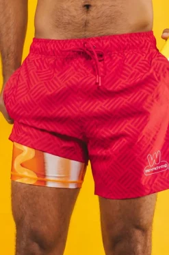 The Hot Dogs Or Legs - Wienerschnitzel x Shinesty Ball Hammock® Pouch 5" Swim Trunks