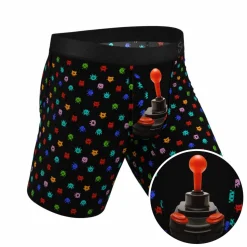 The Joystick - Video Game Ball Hammock® Boxer - Long Leg