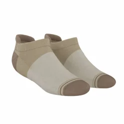 The Khaki - Tan Color Block Heel Hammock™ Ankle Socks