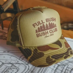 The Let It Grow - Camo Full Bush Bush Club Trucker Hat