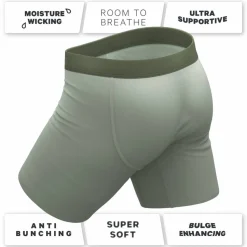 The Manzanilla - Olive Green Ball Hammock® Boxer - Long Leg