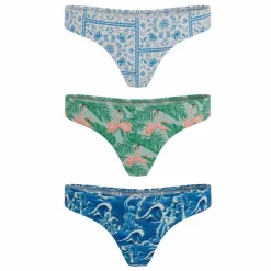 The Mediterranean Mischief - MicroModal Thong 3 Pack