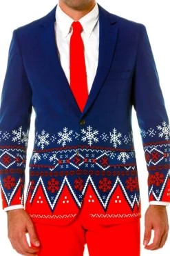 The Nordic Gentleman - Navy Fair Isle Ugly Christmas Suit