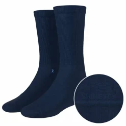 The Ocean Blue - Chambray Heather Heel Hammock™ Crew Socks