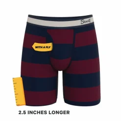 The Pitch - Rugby Stripe Ball Hammock® Boxer - Long Leg