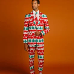 The Red Ryder - Knit Print Christmas Suit