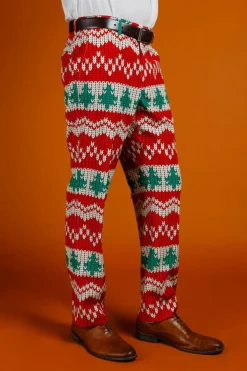 The Red Ryder - Knit Print Christmas Suit