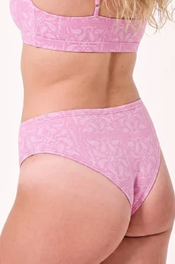The Silk & Saddle - Pink Bandana Cheeky Underwear