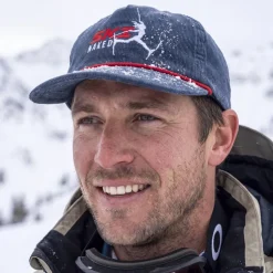 The Ski Naked - Skier 5-Panel Corduroy Snapback Hat