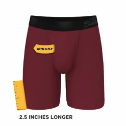 The Sommelier - Burgundy Ball Hammock® Boxer - Long Leg