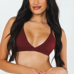 The Sommelier - Burgundy Boob Hammock™ Triangle Bralette