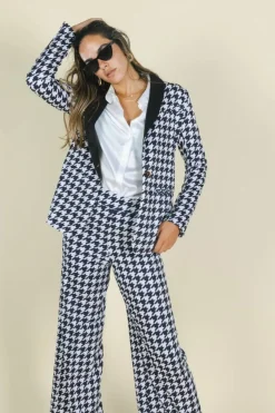 The Sophistication - Houndstooth Women's Suit