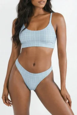 The Spick & Span - Window Pane Plaid Boob Hammock™ Scoop Bralette