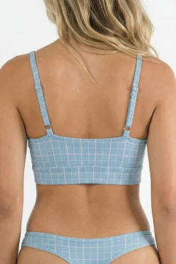 The Spick & Span - Window Pane Plaid Boob Hammock™ Scoop Bralette