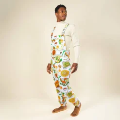 The Spread - White Thanksgiving Pajamaralls®