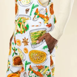 The Spread - White Thanksgiving Pajamaralls®