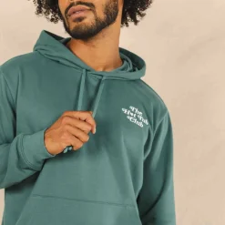 The Spruced Up - Green Sexy Terry™ Men’s Lounge Hoodie