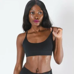 The Threat Level Midnight - Black Boob Hammock™ Scoop Bralette