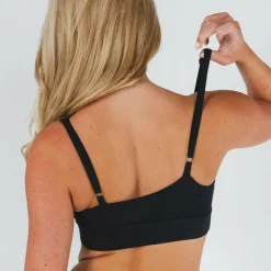 The Threat Level Midnight - Black Boob Hammock™ Scoop Bralette