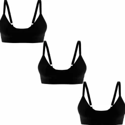 The Threat Level Midnight - Boob Hammock™ Plunge Bralette 3 Pack