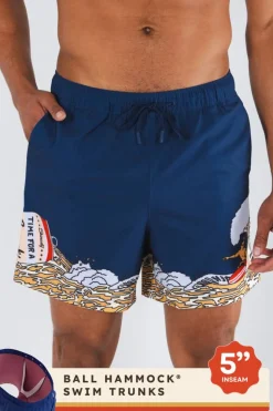 The Tidal Lager - Beer Surfer Ball Hammock® Pouch 5" Swim Trunks